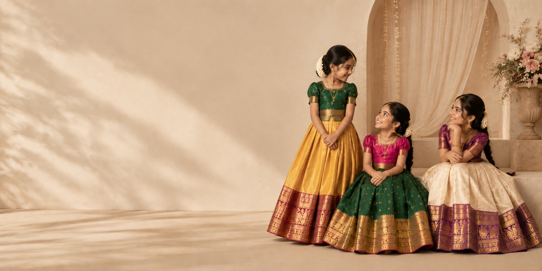 Kids Pattupavadai